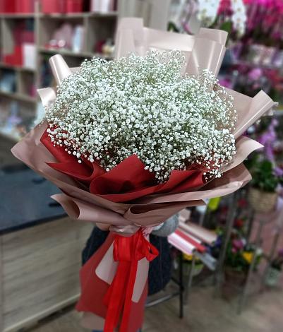 Букет цветов из: Гипсофила в Елизаветино