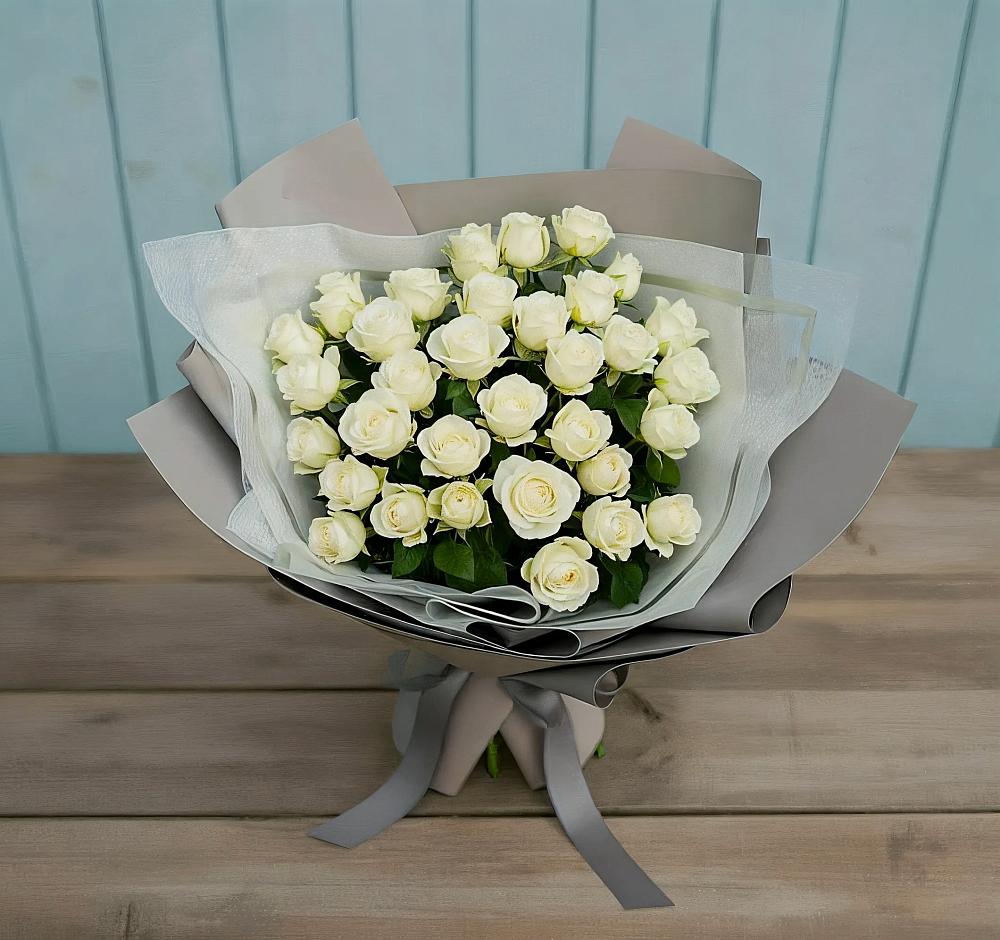 Букет Белоснежная нежность в Елизаветино