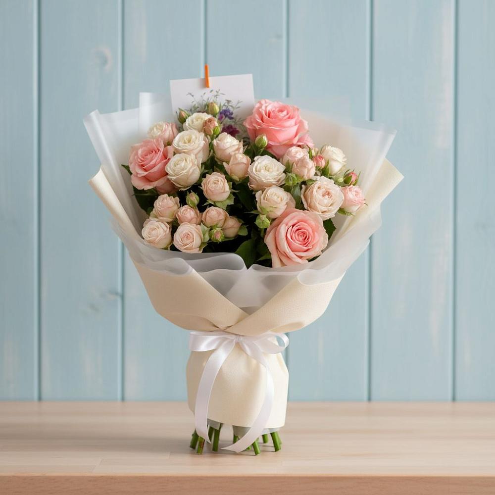 Букет цветов из: Розы в Елизаветино