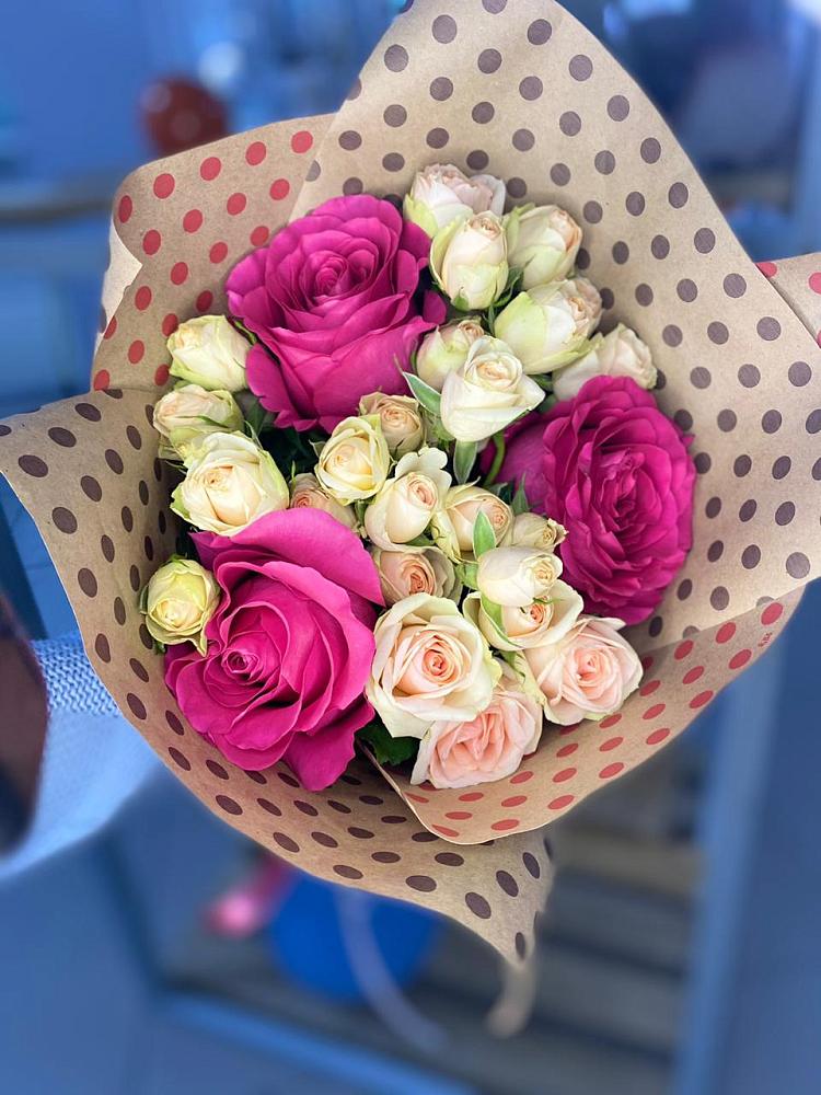 Букет цветов из: Розы в Елизаветино