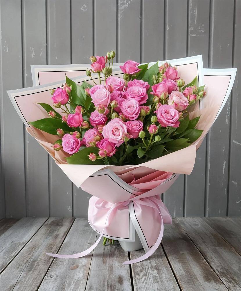 Букет Розовый кустик в Елизаветино