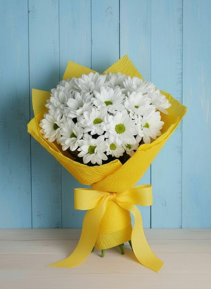 Букет цветов из: Хризантемы в Елизаветино