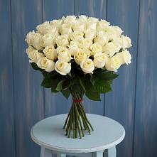 Букет 51 Белая роза Эдлесс Лав #REPLACE_PRED# Елизаветино