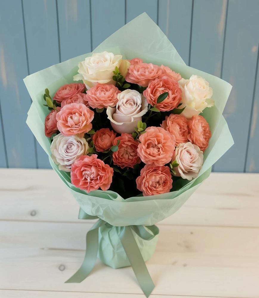 Букет цветов из: Розы в Елизаветино