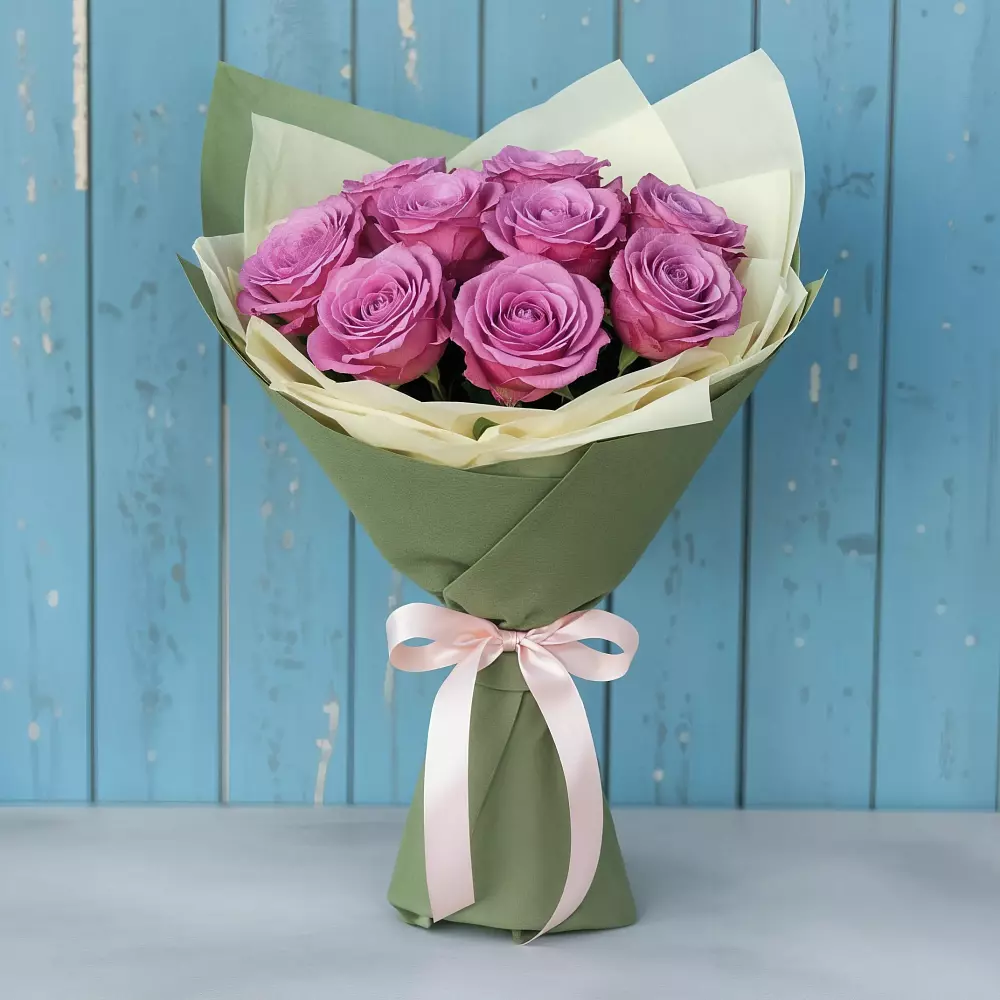 Букет Розы Фёрст Леди в Елизаветино