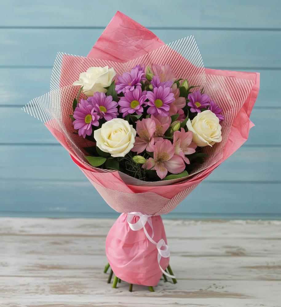 Букет цветов из: Герберы в Елизаветино