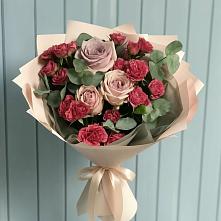 Букет цветов из:  Гвоздики и Розы #REPLACE_PRED# Елизаветино