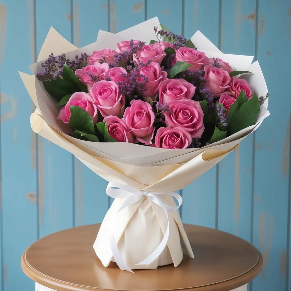 Букет цветов из: Розы в Елизаветино