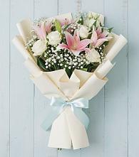 Букет цветов из:  Лилии в Елизаветино