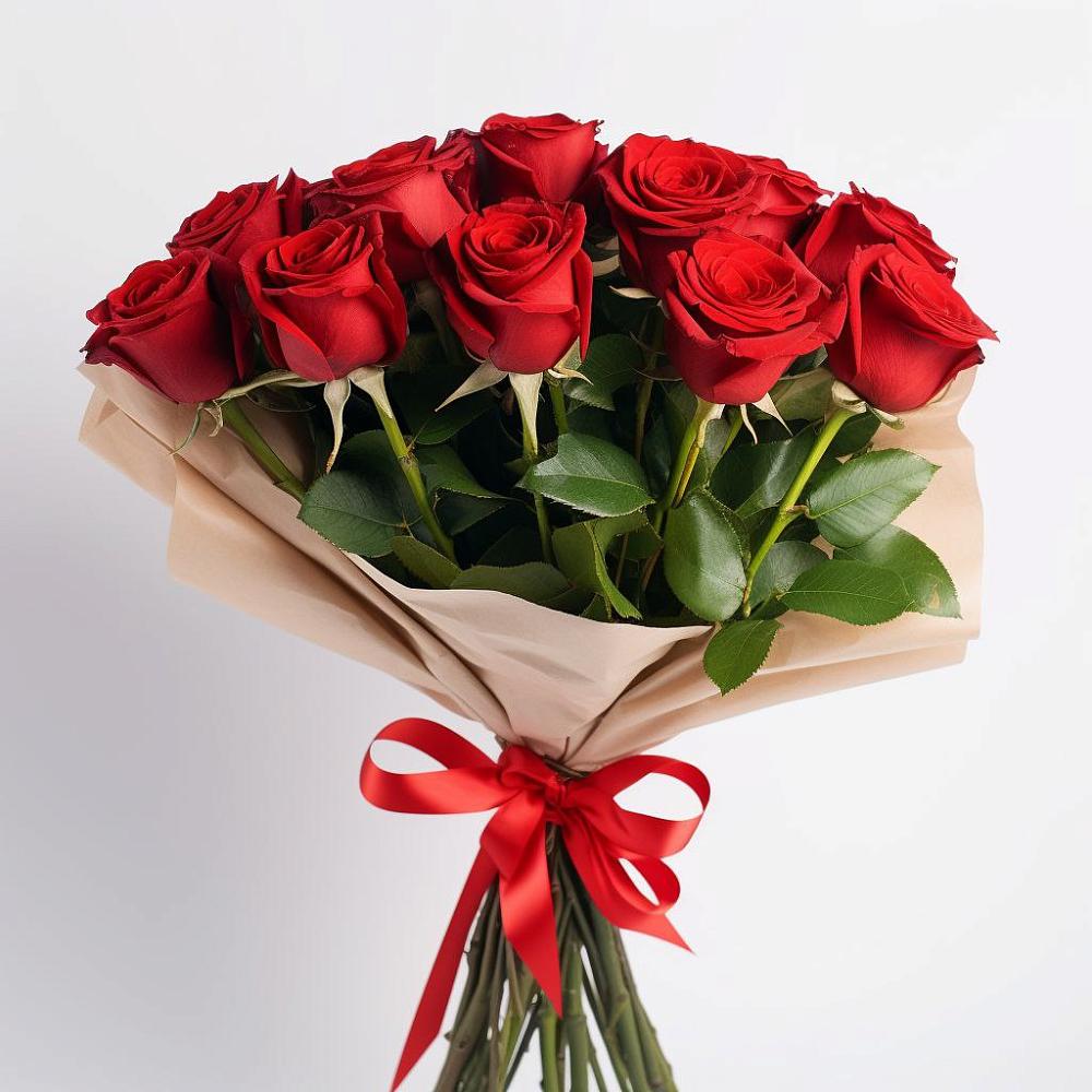 Букет 11 Красных роз Эдлесс Лав в Елизаветино